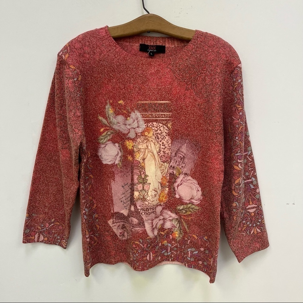 NWT XHX Creation Graphic Sweater
